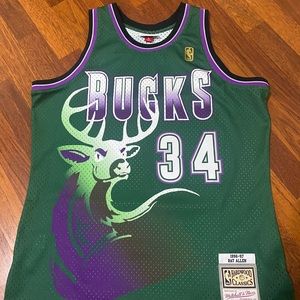 NBA Milwaukee Bucks Ray Allen Jersey 🏀